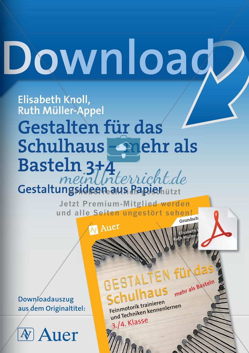 Gestalten für das Schulhaus: Papier Preview 1