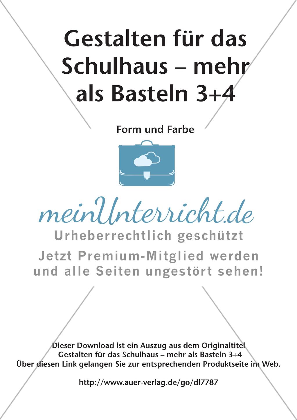 Gestalten für das Schulhaus: Form und Farbe Preview 2