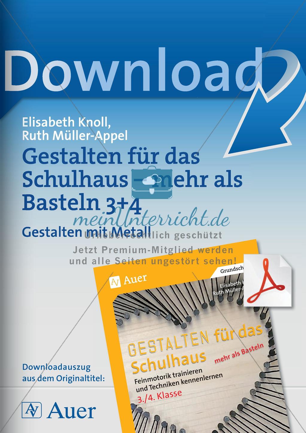 Gestalten für das Schulhaus: Metall Preview 1