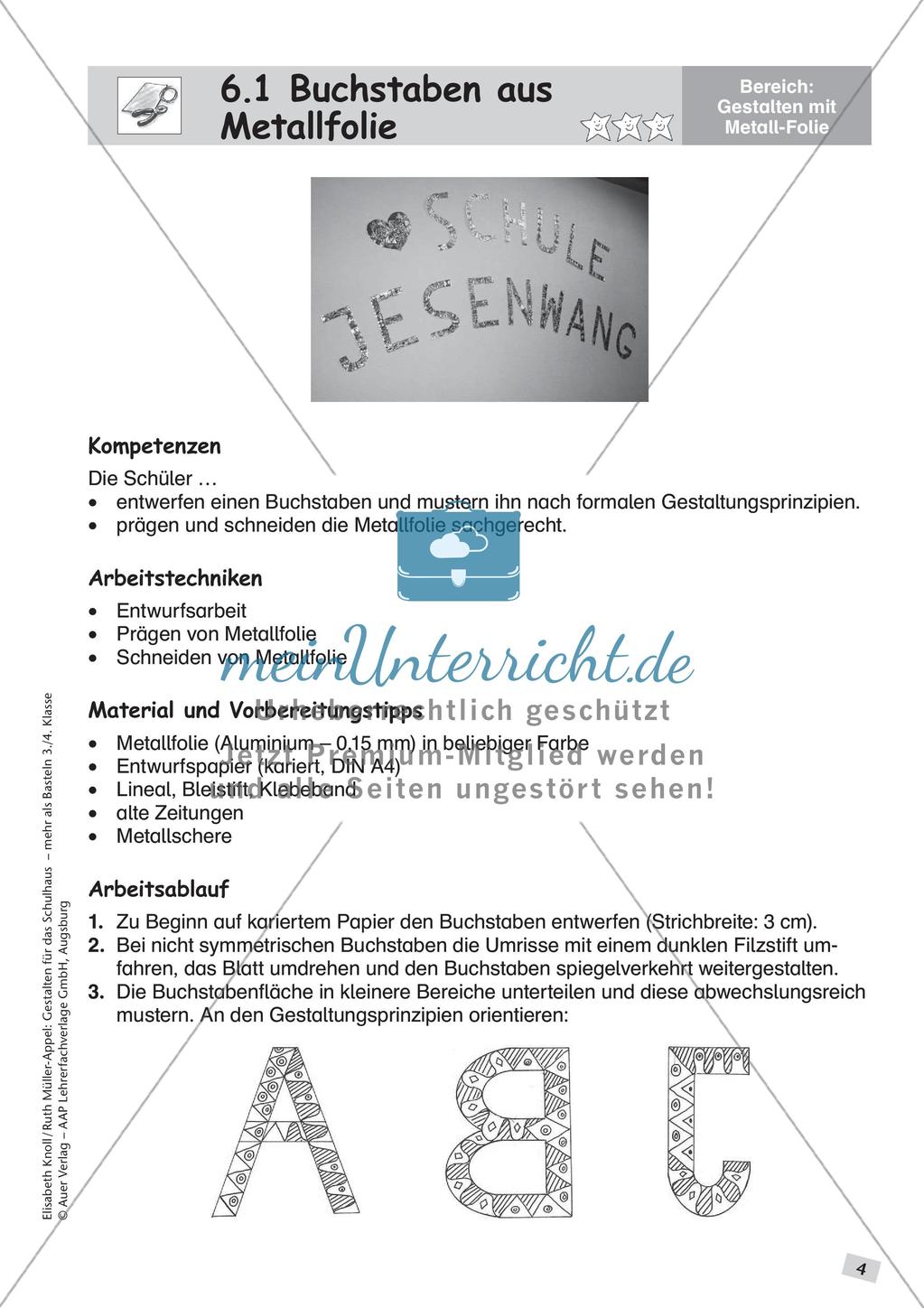 Gestalten für das Schulhaus: Metall Preview 6