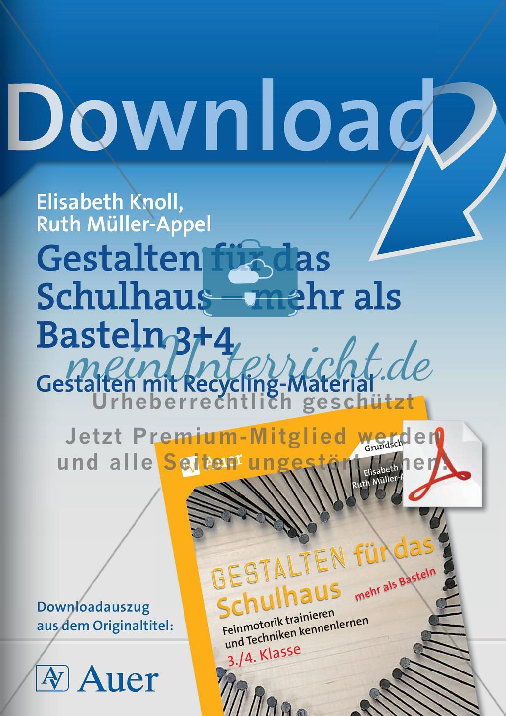 Gestalten für das Schulhaus: Recycling Preview 1