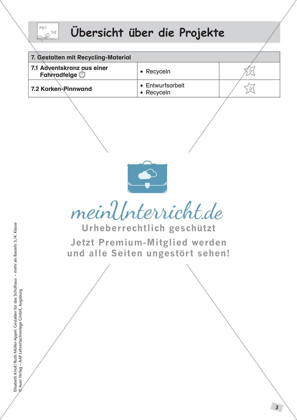 Gestalten für das Schulhaus: Recycling Preview 5