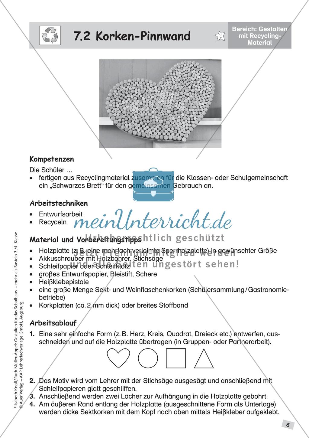 Gestalten für das Schulhaus: Recycling Preview 8