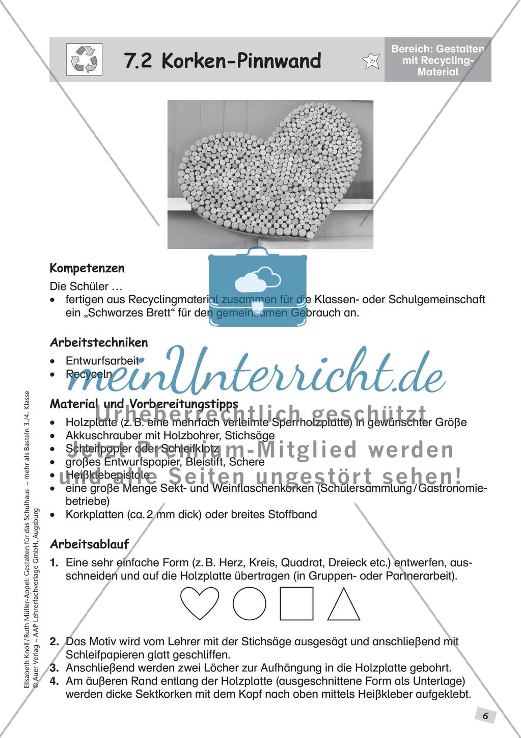 Gestalten für das Schulhaus: Recycling Preview 8