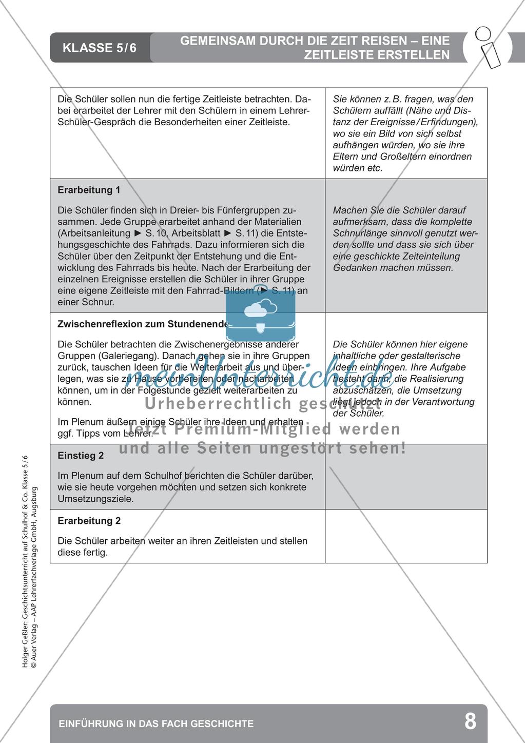 Einführung in das Fach Geschichte: Zeiteinteilung und Zeitbegriff Preview 10