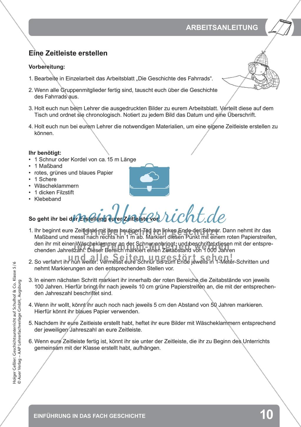 Einführung in das Fach Geschichte: Zeiteinteilung und Zeitbegriff Preview 12