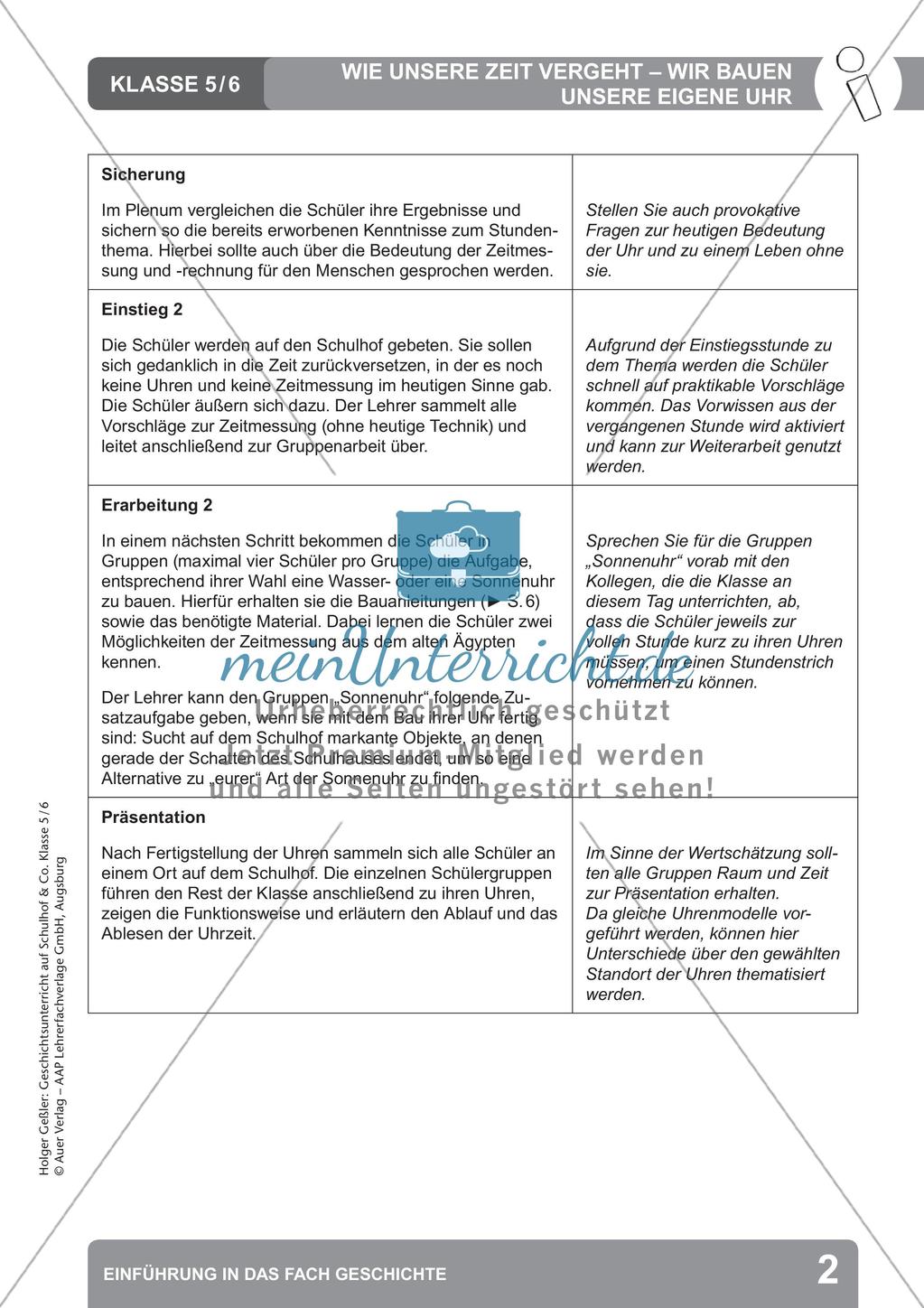 Einführung in das Fach Geschichte: Zeiteinteilung und Zeitbegriff Preview 4