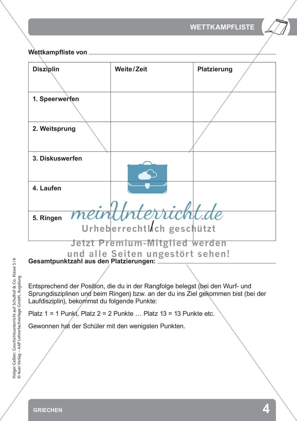 Die Olympischen Spiele und das Scherbengericht im antiken Griechenland Preview 6