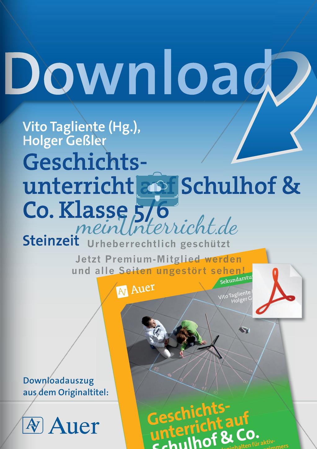 Die Steinzeit: handlungsorientiert unterrichten Preview 1