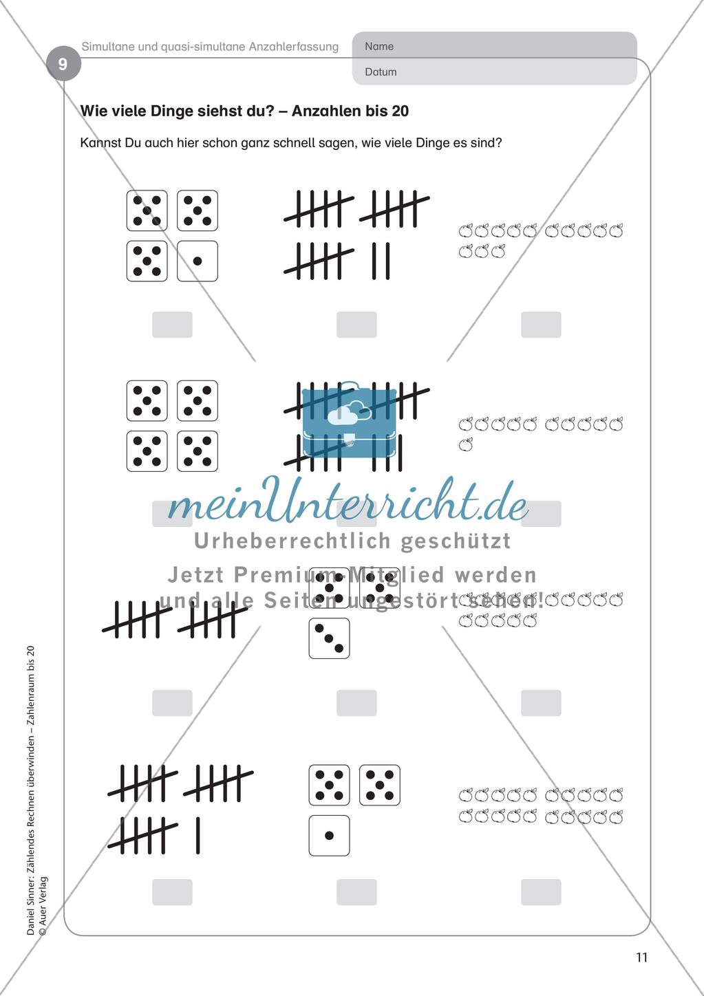Ablösung des zählenden Rechnens: Anzahlerfassung Preview 13