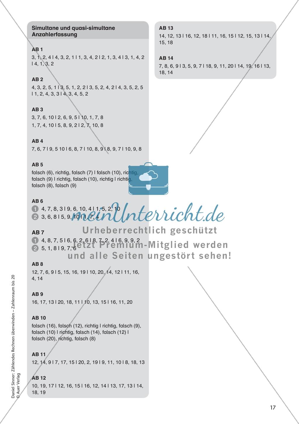 Ablösung des zählenden Rechnens: Anzahlerfassung Preview 19