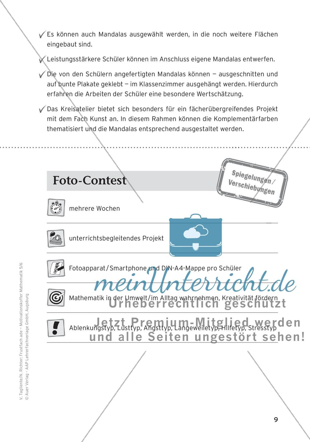 Motivierende Übungen: Spiegelungen/Verschiebungen Preview 11