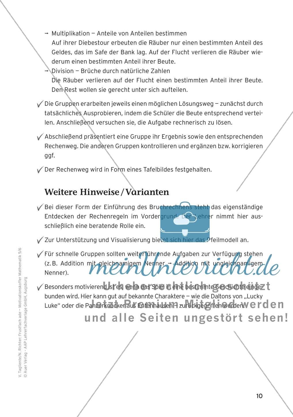 Motivierende Übungen: Bruchzahlen Preview 12