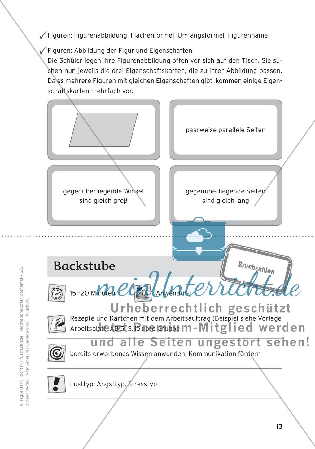 Motivierende Übungen: Bruchzahlen Preview 15