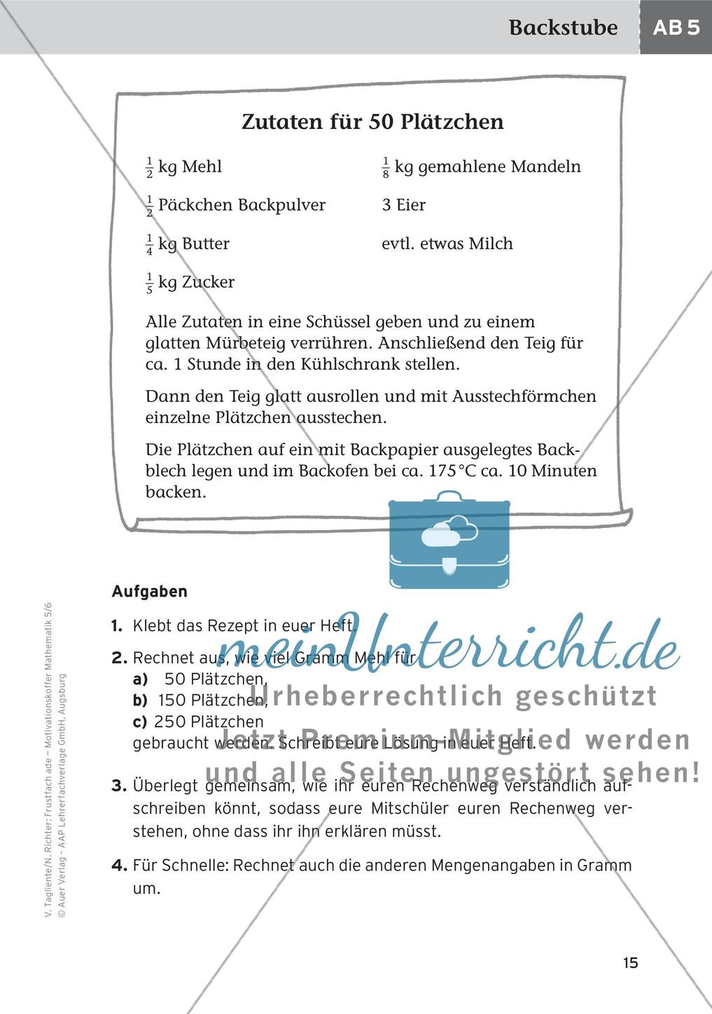 Motivierende Übungen: Bruchzahlen Preview 17