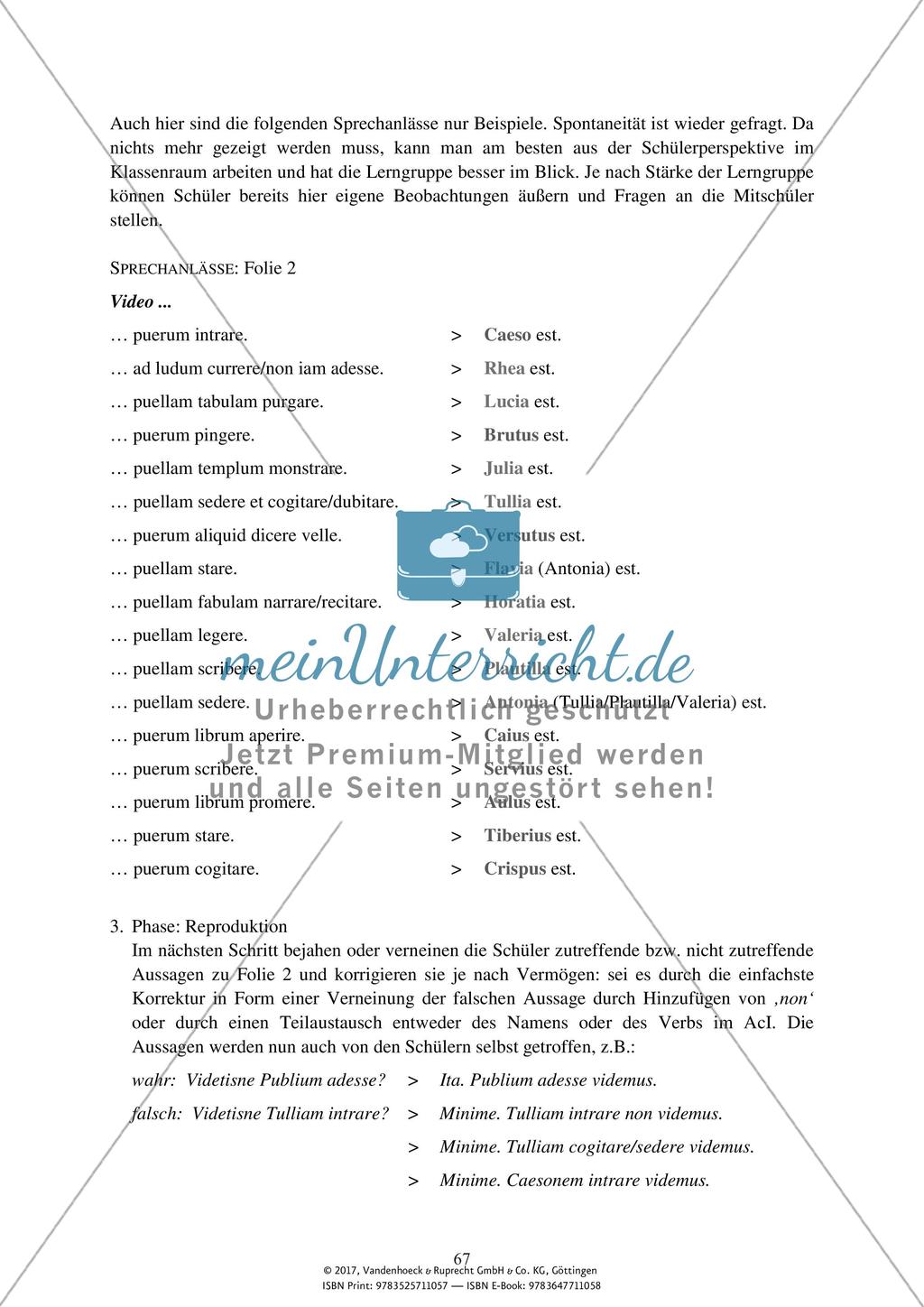 Latine loqui: AcI Preview 5