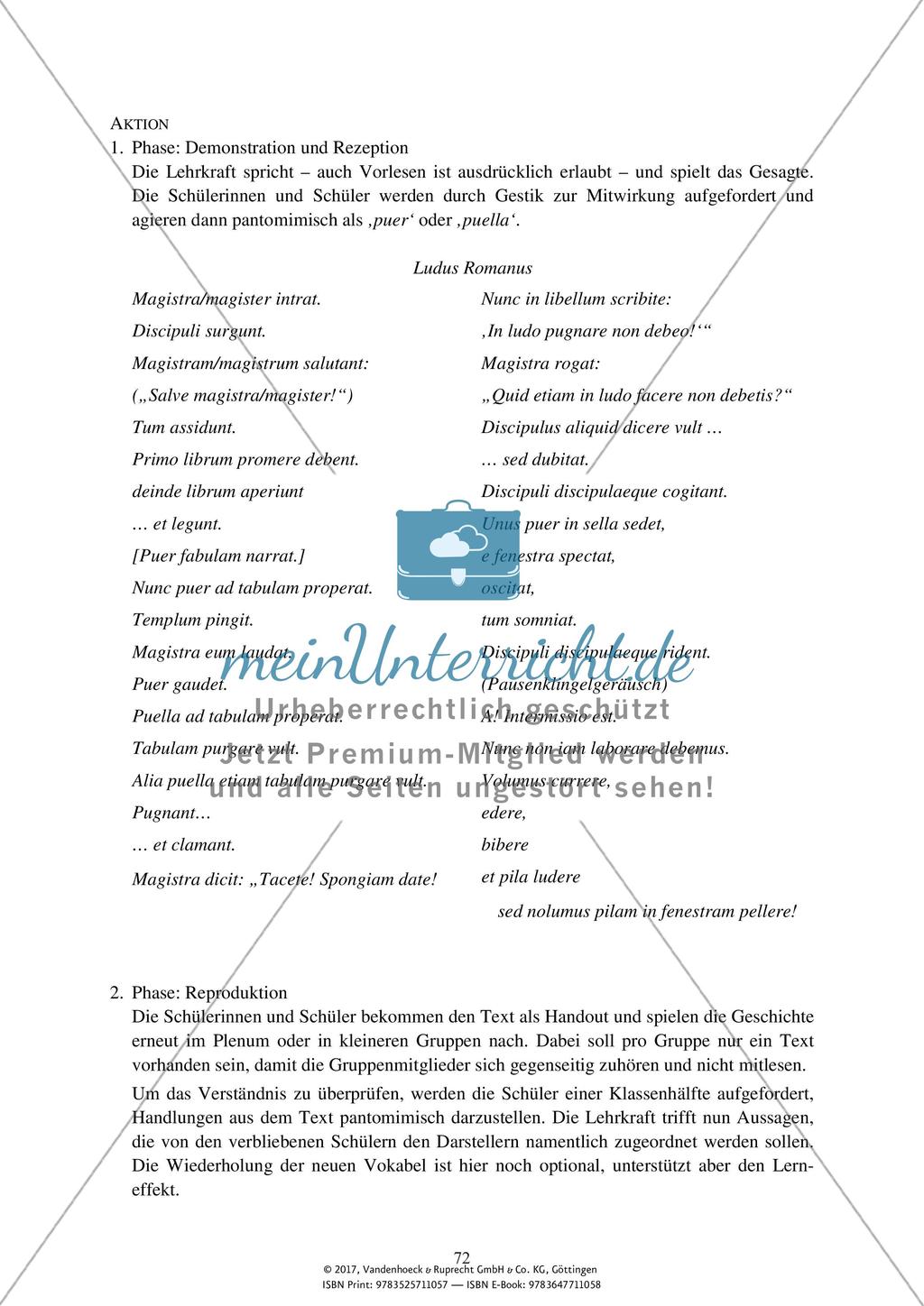 Latine loqui: Wortschatzeinführung Preview 2