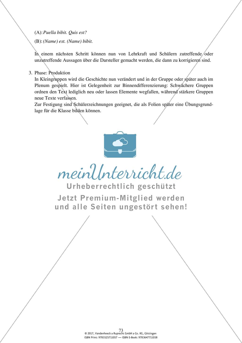 Latine loqui: Wortschatzeinführung Preview 3
