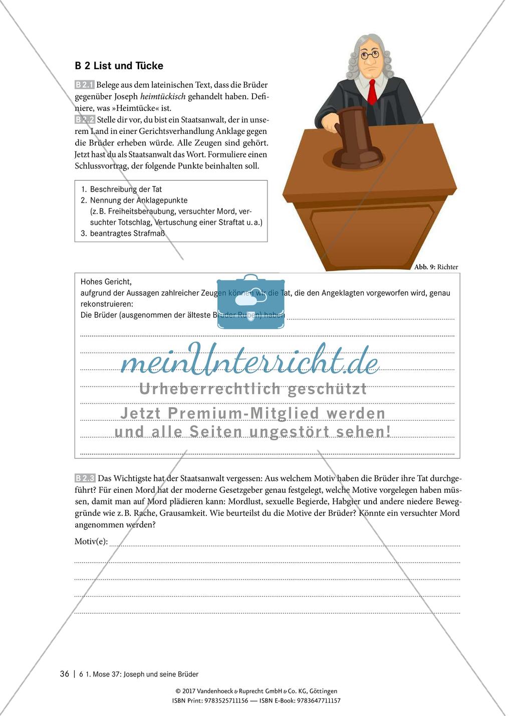 Interpretieren von Texten – Mose: Joseph und seine Brüder Preview 4