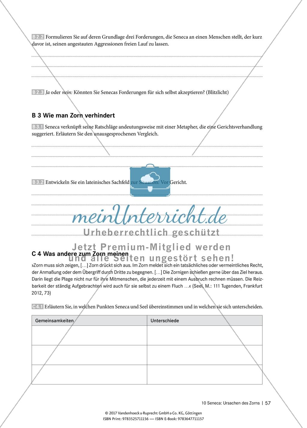 Interpretieren von Texten – Seneca: Ursachen des Zorns Preview 3