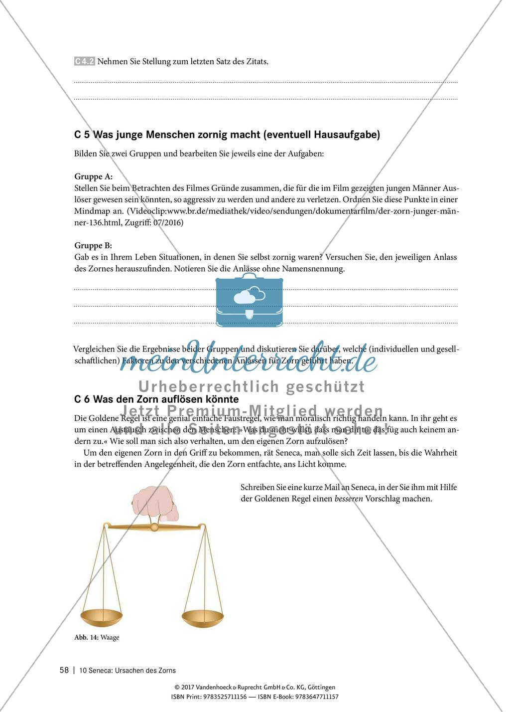 Interpretieren von Texten – Seneca: Ursachen des Zorns Preview 4
