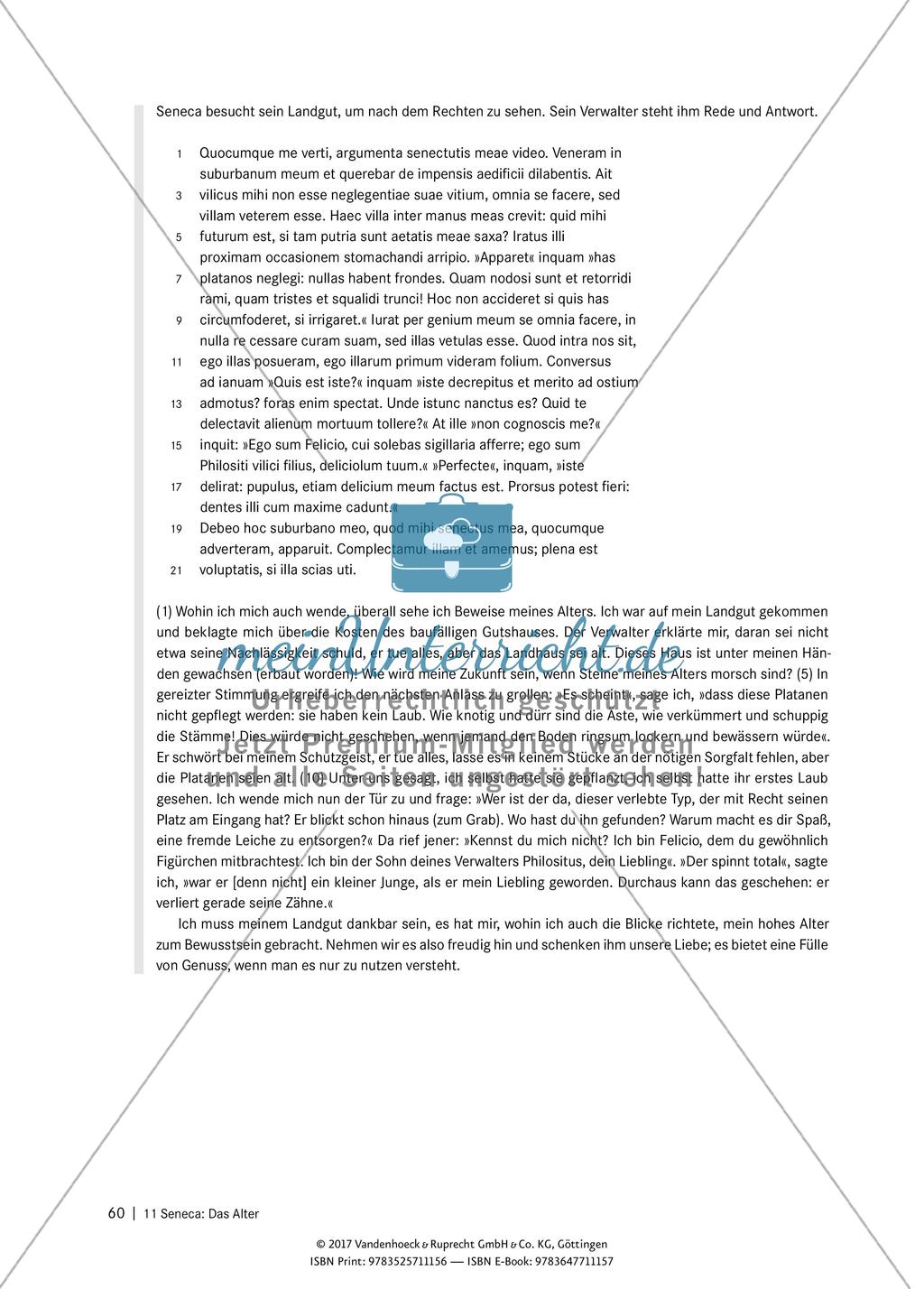 Interpretieren von Texten – Seneca: Das Alter Preview 2