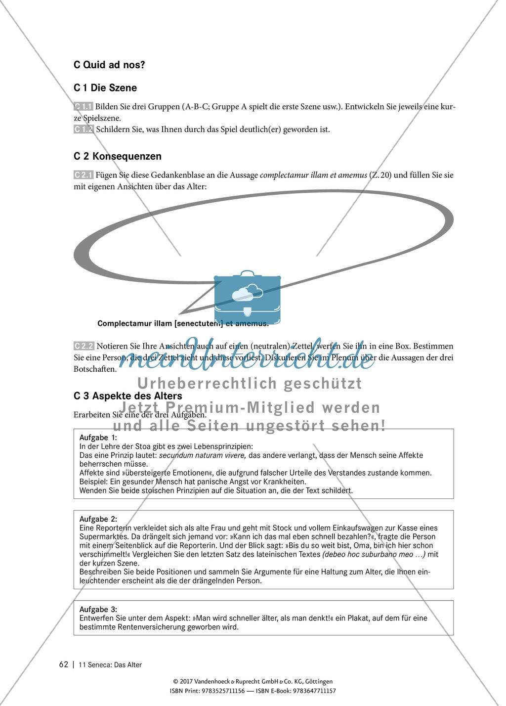 Interpretieren von Texten – Seneca: Das Alter Preview 4