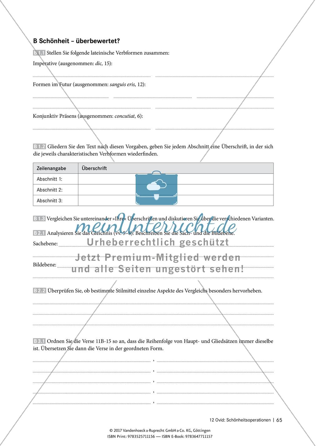 Interpretieren von Texten – Ovid: Schönheitsoperationen Preview 3