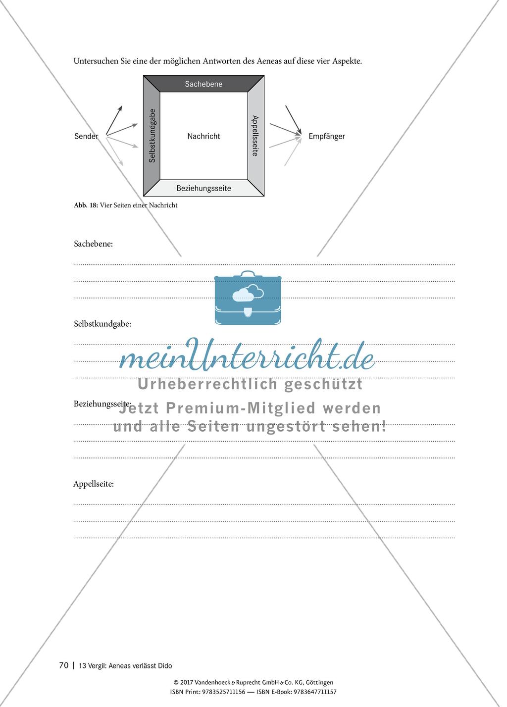 Interpretieren von Texten – Vergil: Aeneas verlässt Dido Preview 4