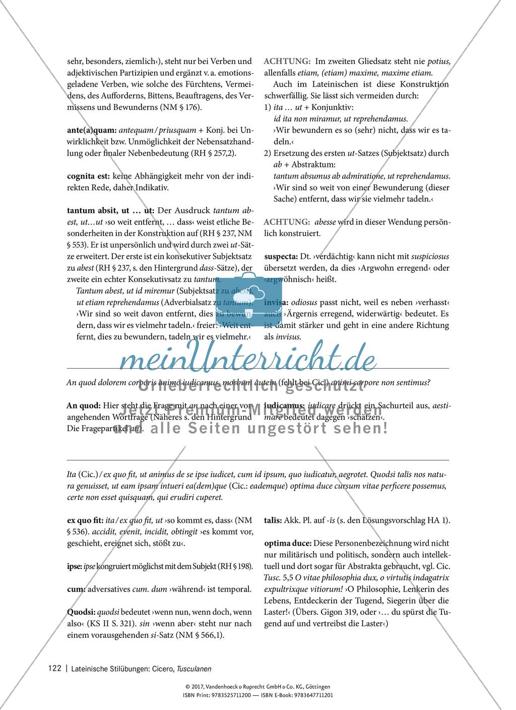 Lateinische Stilübungen: Cicero, Tusculanen Preview 12