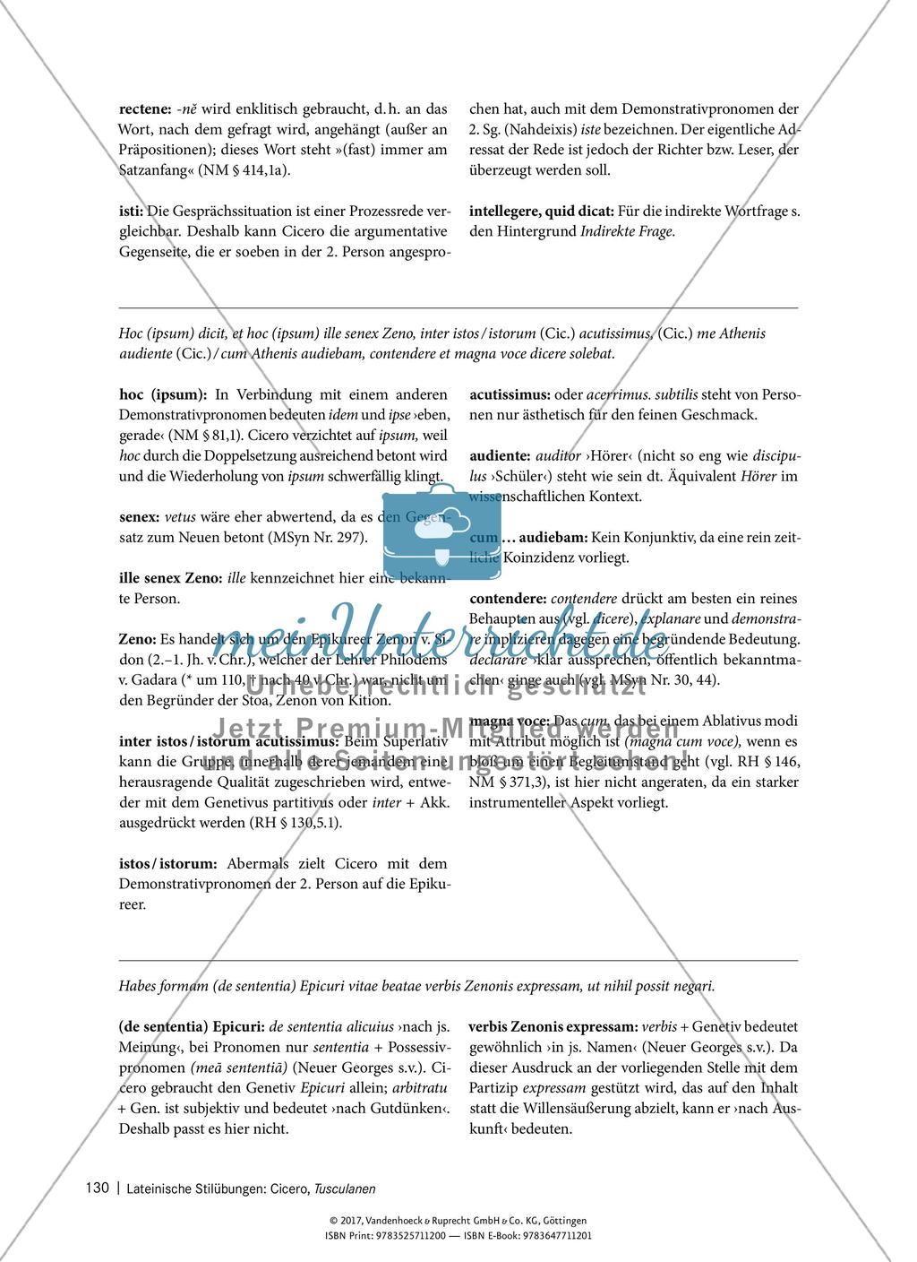 Lateinische Stilübungen: Cicero, Tusculanen Preview 20