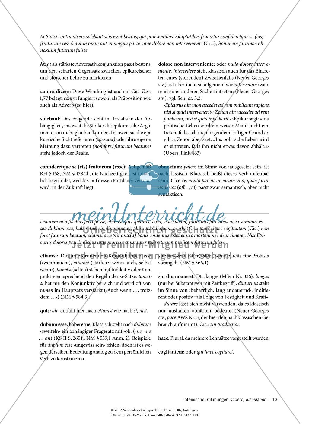 Lateinische Stilübungen: Cicero, Tusculanen Preview 21