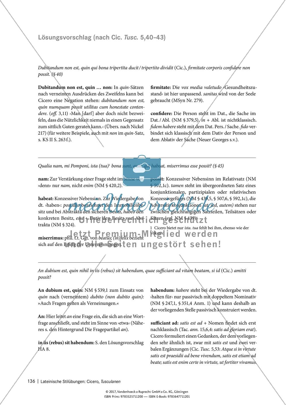 Lateinische Stilübungen: Cicero, Tusculanen Preview 26