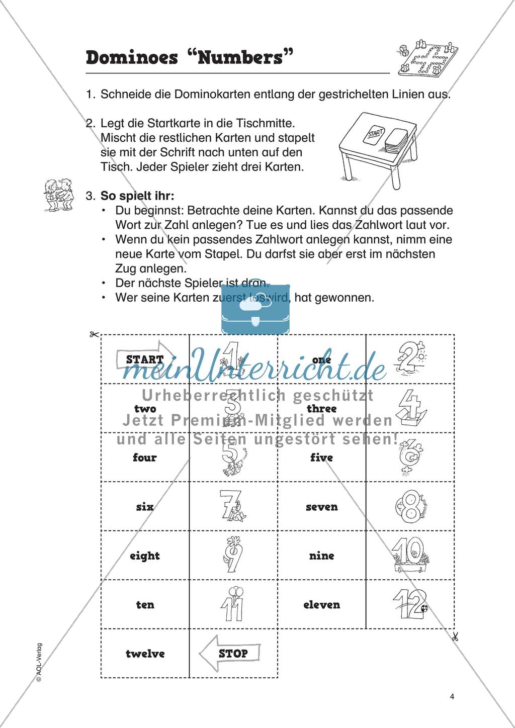 Vokabelspiele - Schwierigkeitsstufe 1 Preview 6