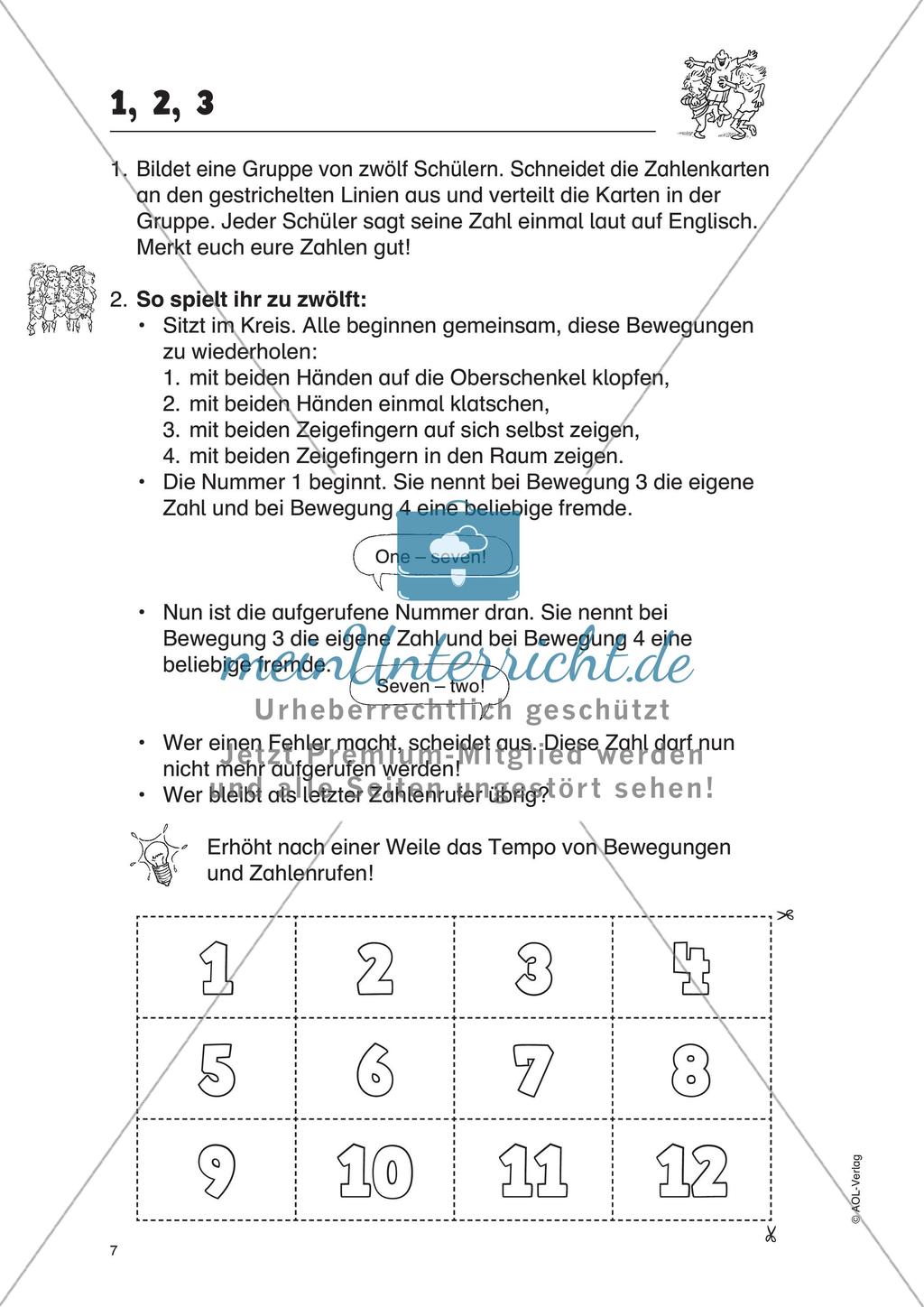 Vokabelspiele - Schwierigkeitsstufe 1 Preview 9