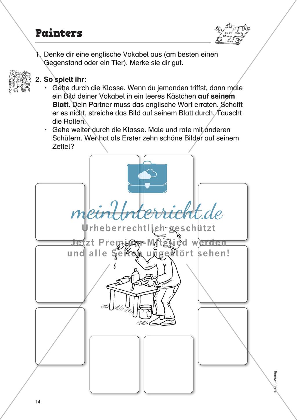 Vokabelspiele - Schwierigkeitsstufe 3 Preview 16