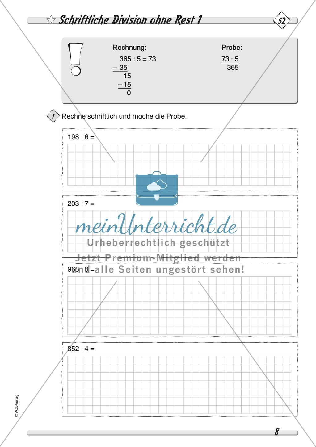 Dividieren: Differenzierte Übungsmaterialien Preview 10