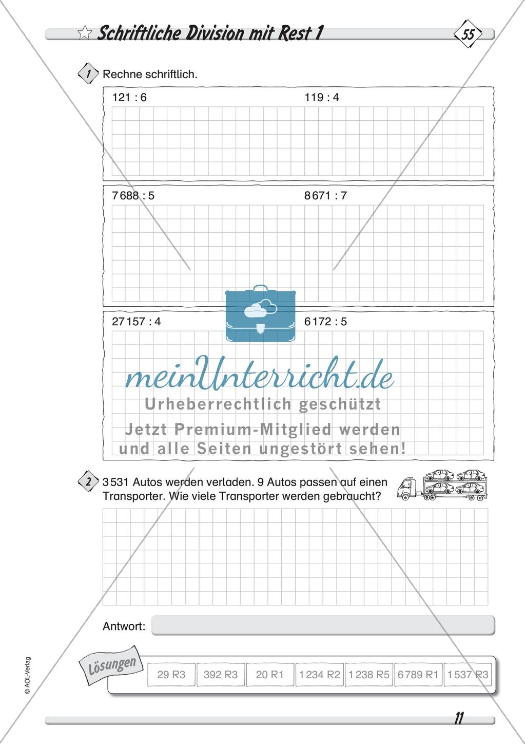 Dividieren: Differenzierte Übungsmaterialien Preview 13