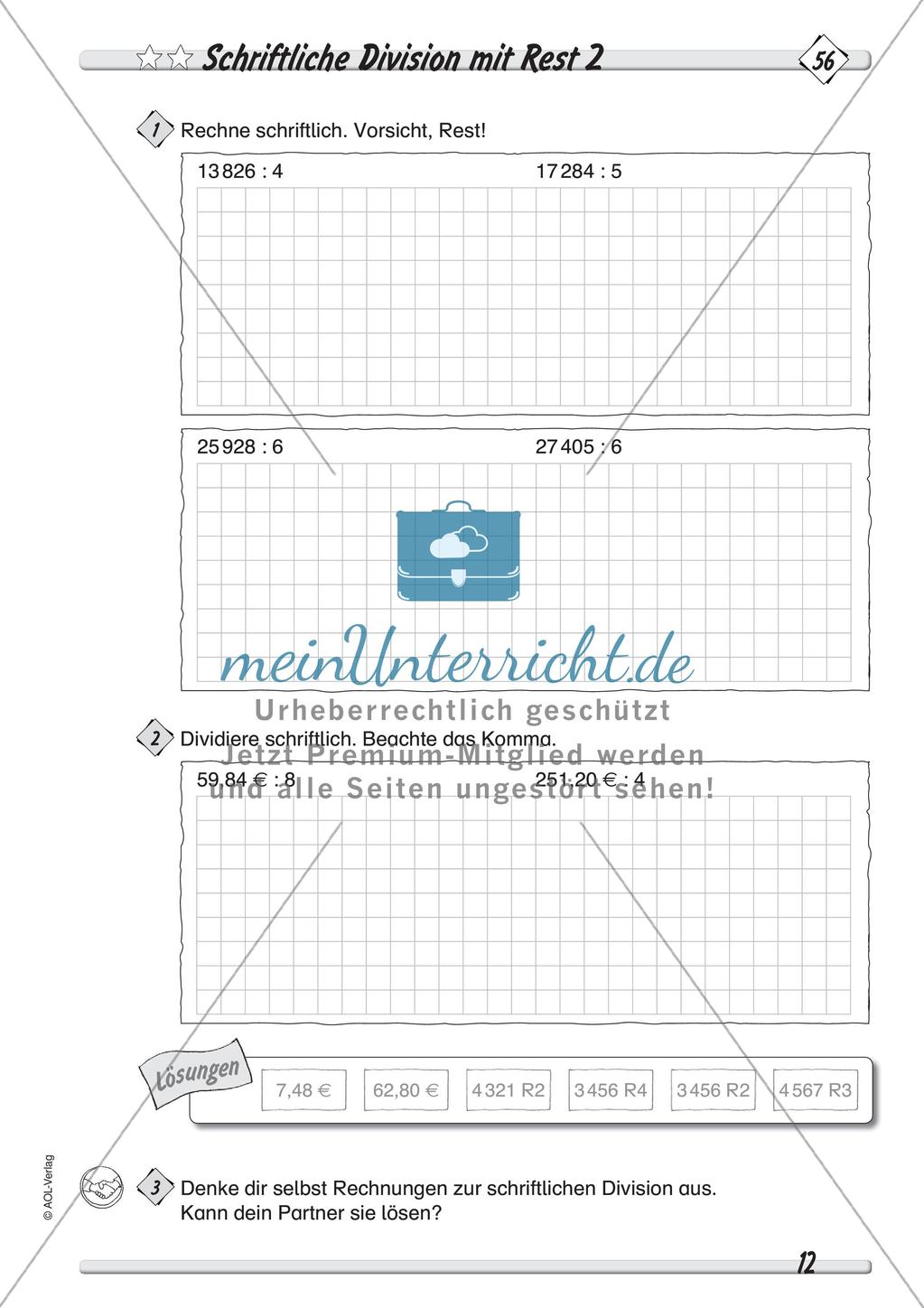 Dividieren: Differenzierte Übungsmaterialien Preview 14