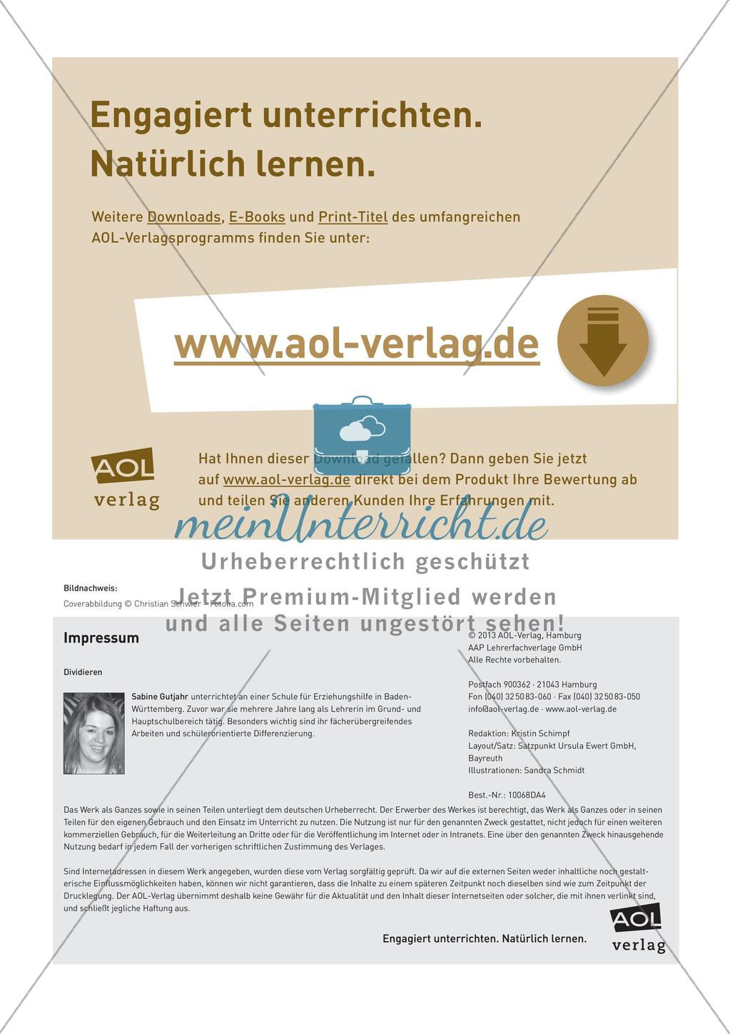 Dividieren: Differenzierte Übungsmaterialien Preview 17