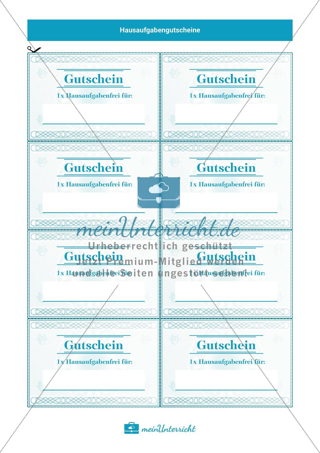 Hausaufgabengutscheine Preview 1
