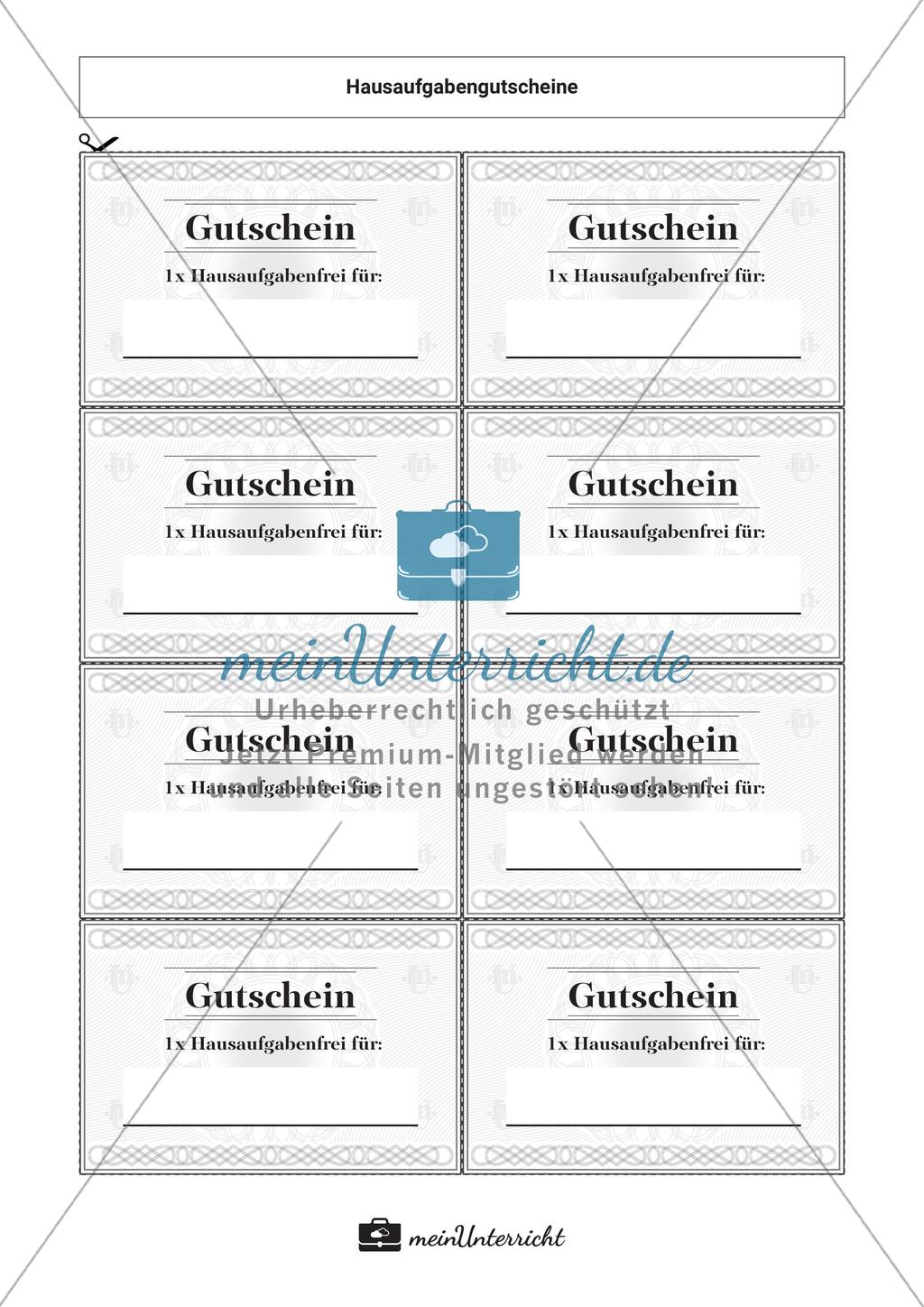Hausaufgabengutscheine Preview 2