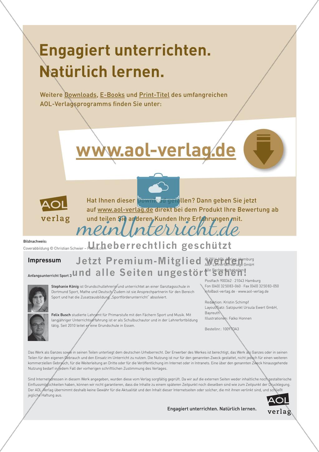 Unterrichtseinheit zu Körperwahrnehmung und Bewegung Preview 26