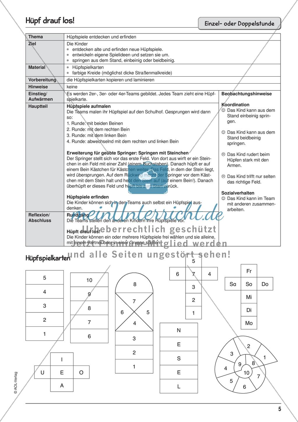 Bewegungsspiele auf dem Schulhof Preview 7