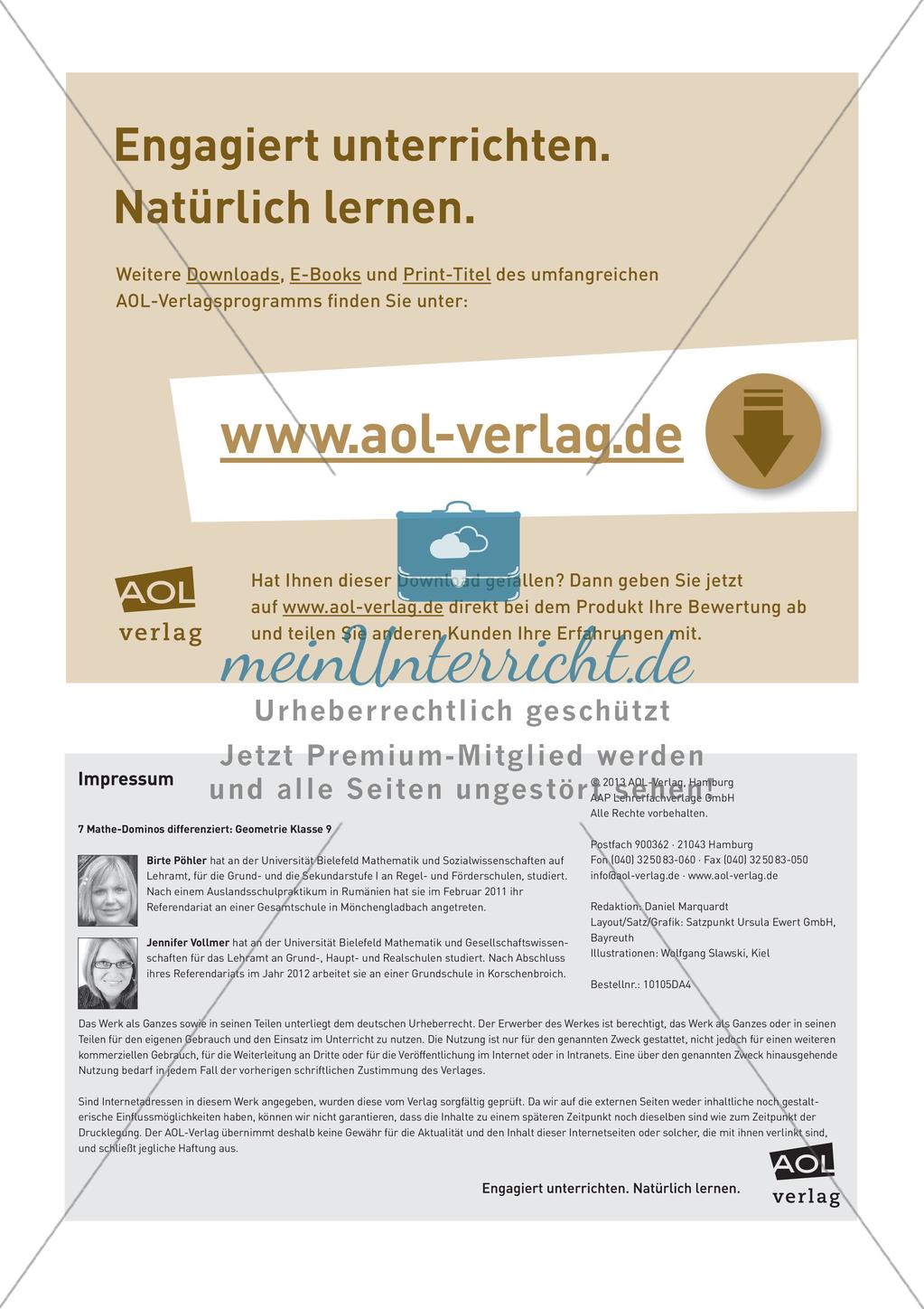 Mathe-Dominos Geometrie: Kreisberechnung, Körperberechnung (differenziert) Preview 26