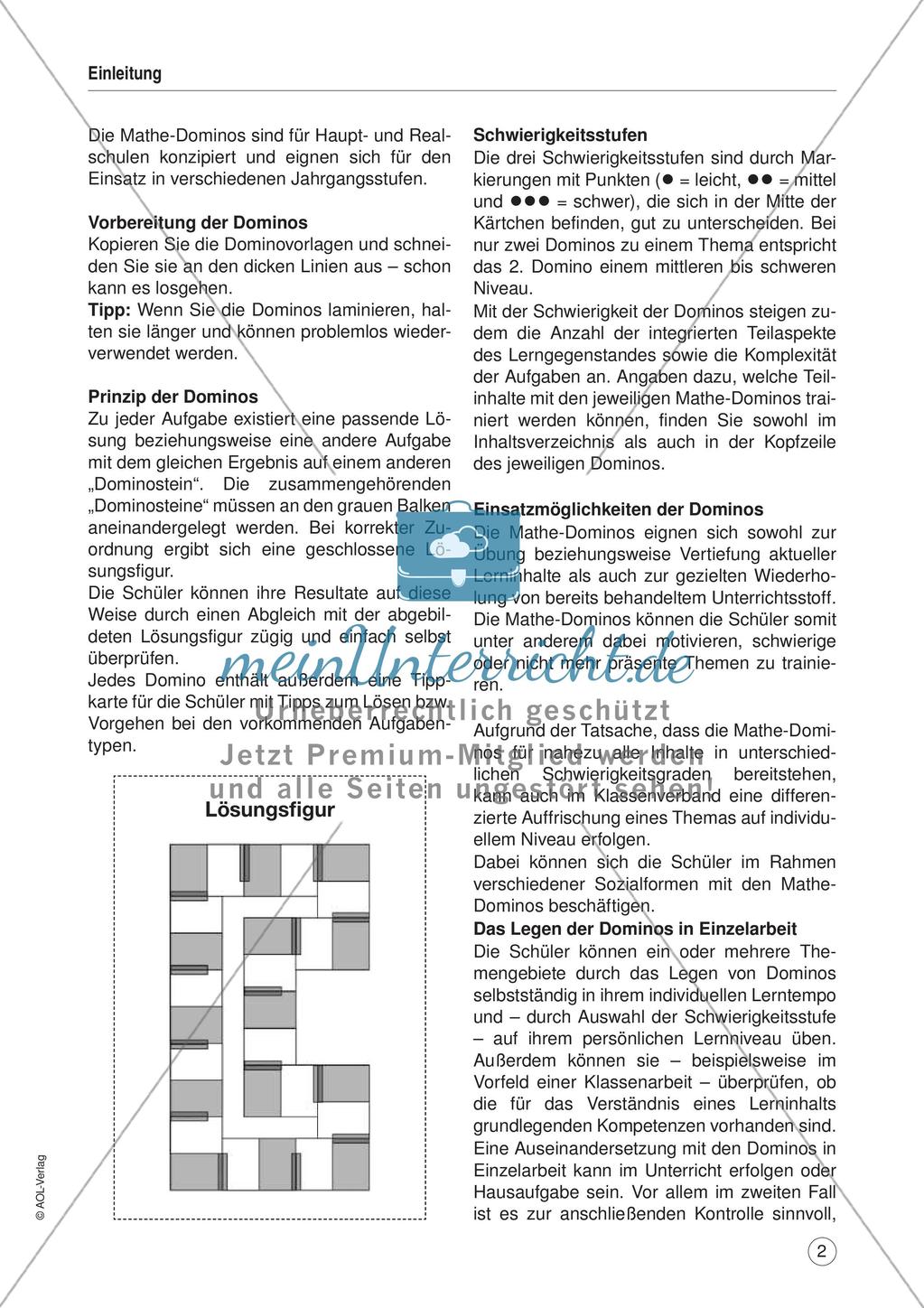 Mathe-Dominos Geometrie: Kreisberechnung, Körperberechnung (differenziert) Preview 4