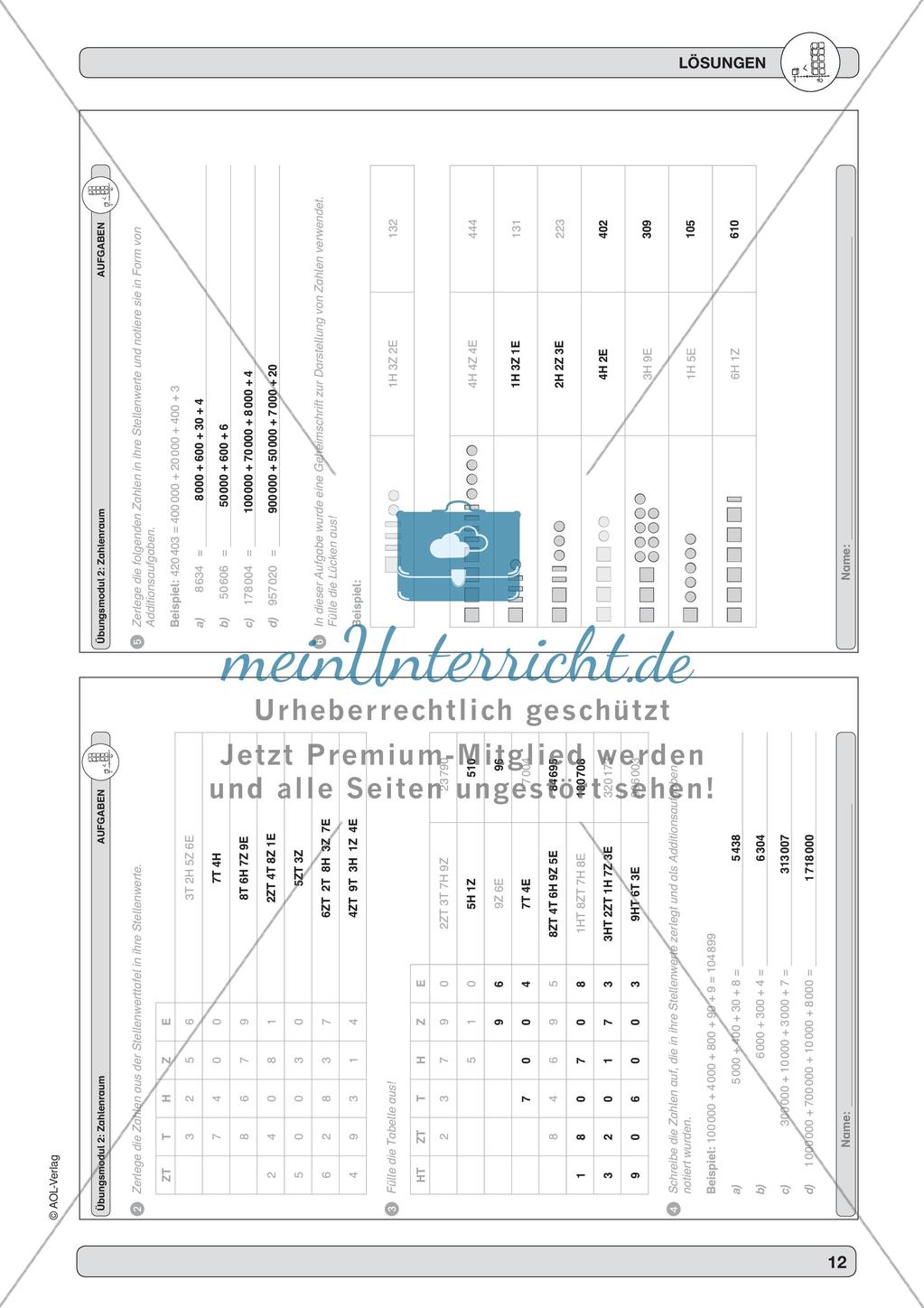 Training Grundfähigkeiten: Zahlenraum 1 Preview 14