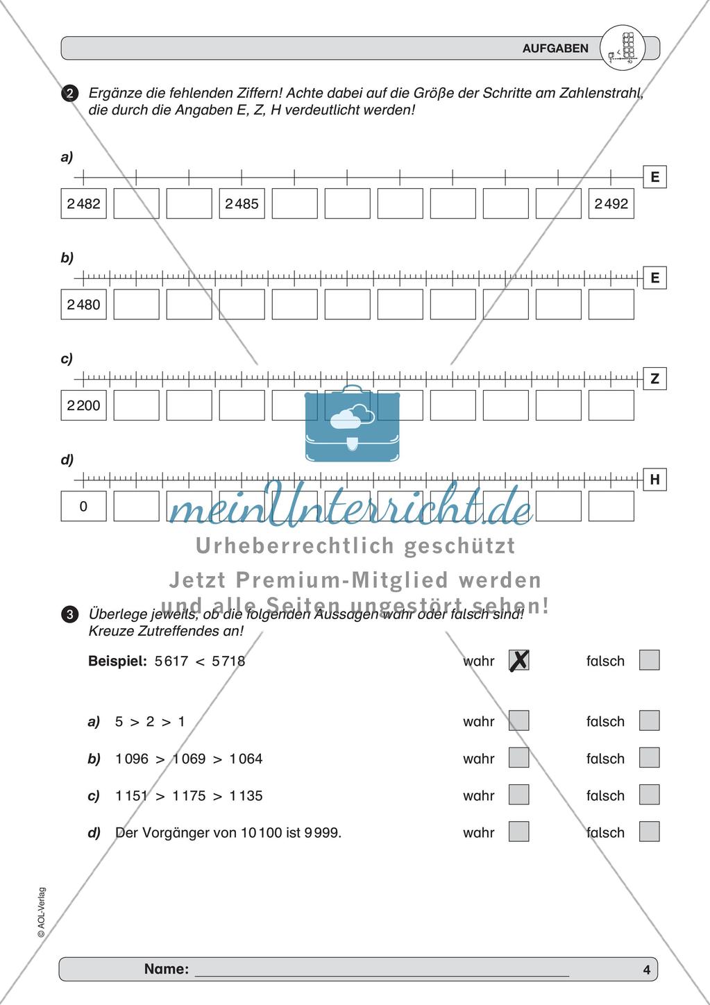 Training Grundfähigkeiten: Zahlenraum 2 Preview 6