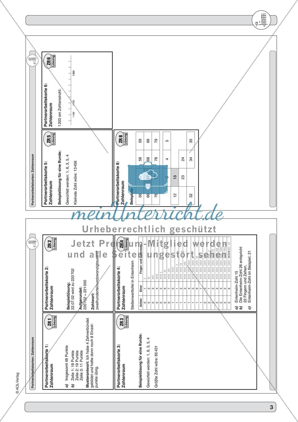 Training Grundfähigkeiten: Zahlenraum 4 Preview 5