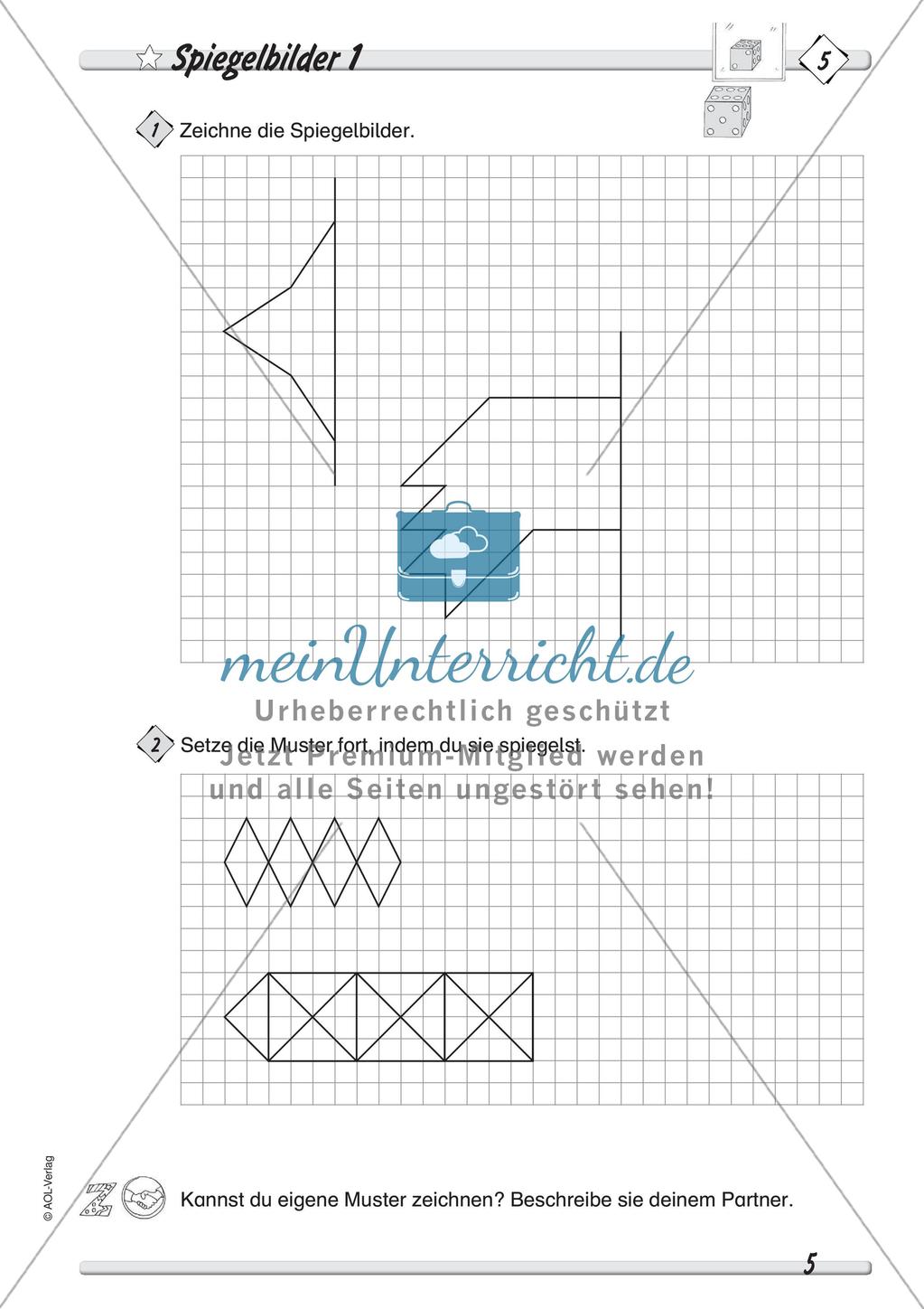 Symmetrie - Differenzierte Übungsmaterialien Preview 7